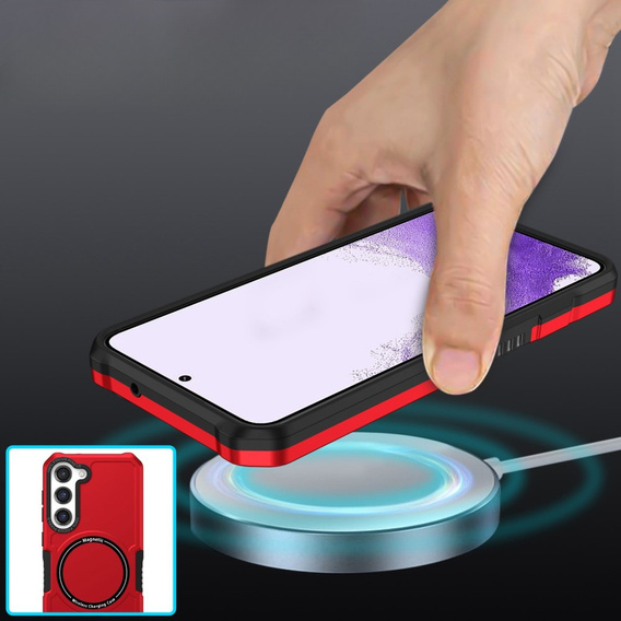 Чехол до Samsung Galaxy S23 Plus, Protective MagSafe, красный