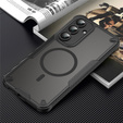 Броньований чохол для Samsung Galaxy S25 FE, для MagSafe, матовий чорний
