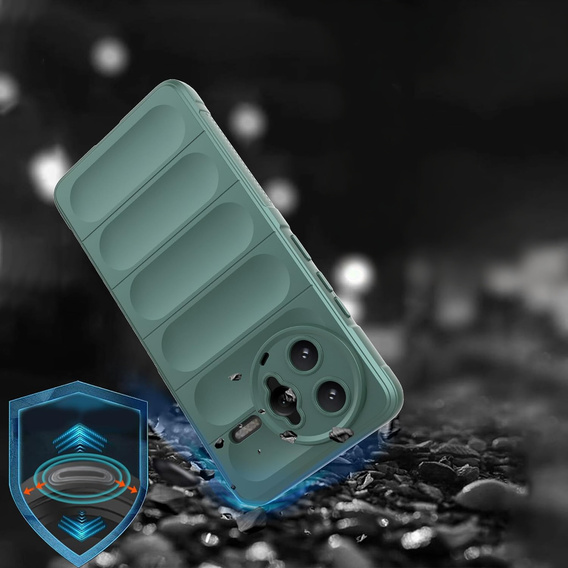 Чехол до Xiaomi Poco F7 Ultra, Gaming Shockproof, зелёный