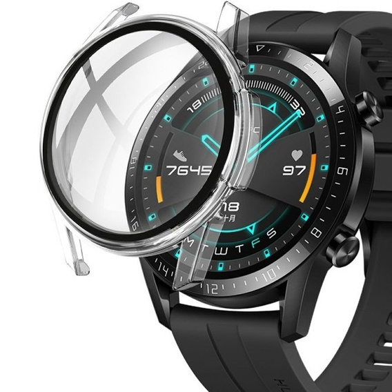 2в1 чехол и защитное стекло для часов Huawei Watch GT 2 46mm, Clear