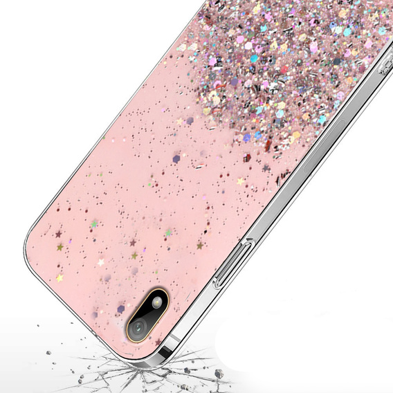 Чoхол до Huawei Y5 2019, Glittery, рожевий