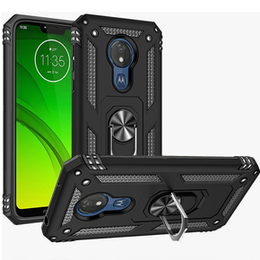 Броньований Чoхол до Motorola Moto G7 Power, Nox Case Ring, чорний