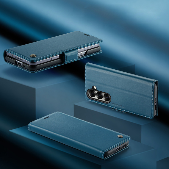 Чехол-флип CASEME Litchi Wallet для Samsung Galaxy Z Fold7 5G