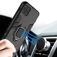 Чехол до Realme C11 2021, Kickstand Ring, чёрный