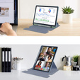Чехол клавиатура для Samsung Galaxy Tab S6 Lite 2024 / 2022 / 2020, Rotary 360° Leather, фиолетовый