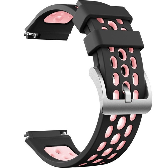 Силіконовий ремінець для Huawei Watch GT 2e, Black / Pink