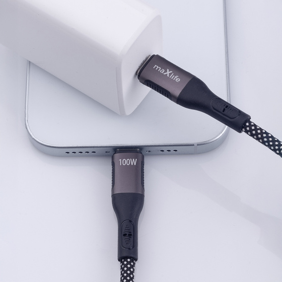Магнитный кабель USB-C – USB-C 100 Вт, 1,0 м для устройств с USB-C