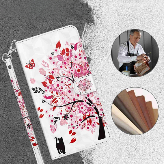 Чохол-книжка для Samsung Galaxy A14 4G/5G, Wallet, tree, білий