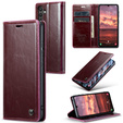 Флип-кейс CASEME для Samsung Galaxy A34 5G, Waxy Textured, красный
