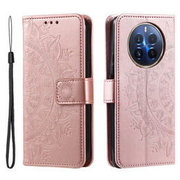 Чохол-книжка для Realme 12 Pro 5G / 12 Pro+ 5G, Mandala, рожевий