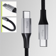 Адептер HOCO - USB-C TYPE-C на Lightning, Black