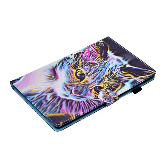 Чехол для Lenovo Tab M10 Plus Gen. 3, Stand Case, Colorful Cat 