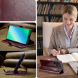 Чохол-книжка для Samsung Galaxy S23 Ultra, ERBORD Waxy Wallet, червоний