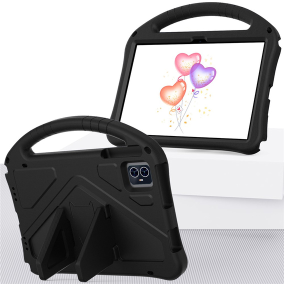 Дитячий чохол для T Tablet 2 5G, з підставкою та ручкою, чорний