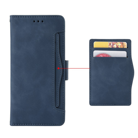 Футляр з клапаном для Samsung Galaxy A55 5G, Card Slot, м'яти