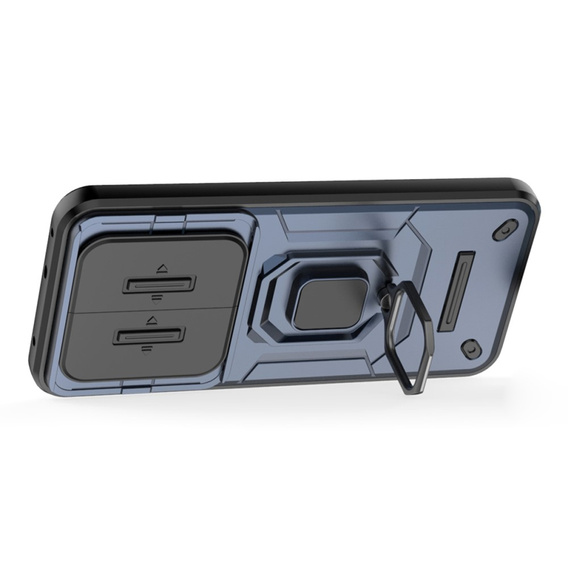 Чехол NOX Camera Slide Realme 14 Pro+ 5G, CamShield Slide, синий