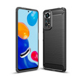 Чехол до Xiaomi Redmi Note 11 / 11S, Carbon, чёрный