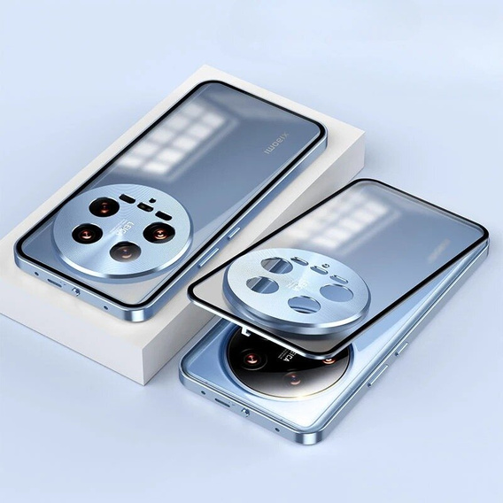 Чохол для Xiaomi 14 Ultra, Magnetic Dual Glass, м'яти