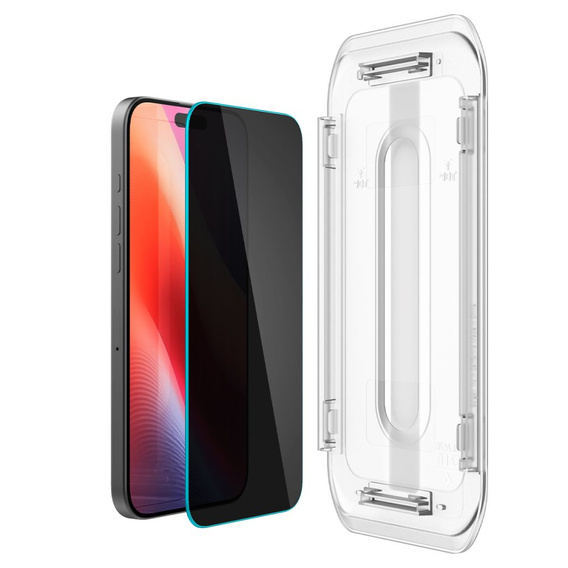 Закаленное стекло Spigen Privacy для iPhone 17 Pro Max / 16 Pro Max, Glas.TR Privacy (2 шт.)