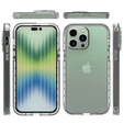 Чoхол Shockproof до iPhone 14 Pro Max, із захисним екраном, прозорий
