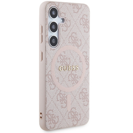 Чохол Guess HC MagSafe PU 4G Ring Classic Logo для Samsung Galaxy S24