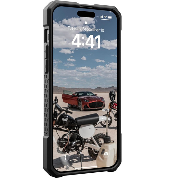 Чoхол Urban Armor Gear до iPhone 15 Plus, Monarch Pro Kevlar MagSafe, чорний