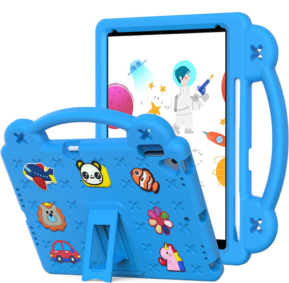 Дитячий чохол для планшета iPad 10.2" 2021/2020/2019 (9/8/7 gen.) / Air 10.5" 2019 (3 gen.), Cute Patterns, з підставкою, м'яти