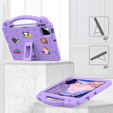 Дитячий чохол для планшета Xiaomi Pad 7 / 7 Pro, Cute Patterns, з підставкою, фіолетовий