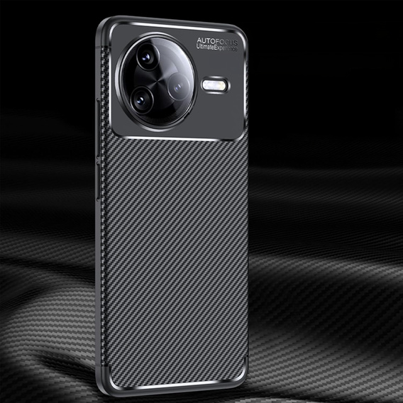 Чехол до Xiaomi Poco F7 Ultra, Carbon, чёрный