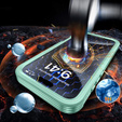 Чохол для iPhone 16, Shockproof, зі склом, для MagSafe, зелений