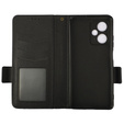 Откидной чехол для Xiaomi Redmi Note 12 5G / POCO X5 5G, Wallet Litchi Magnet, чёрный