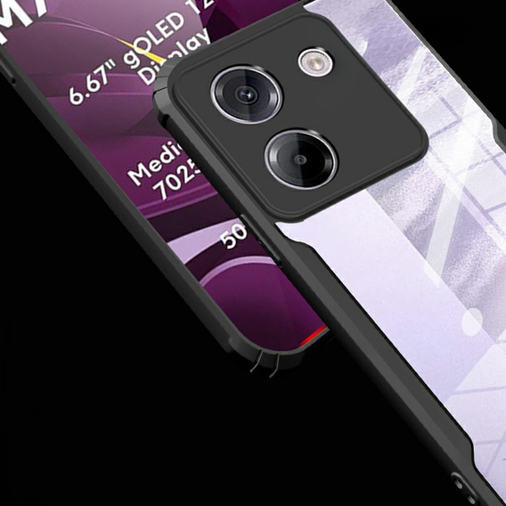 Чехол до Xiaomi Poco M7 Pro 5G, AntiDrop Hybrid, чёрный