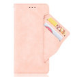 Откидной чехол для LG Velvet, Card Slot, розовый