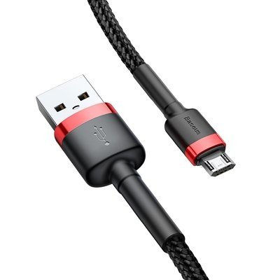 Baseus Кабель Micro-USB 1.5A 2m - Black/Red