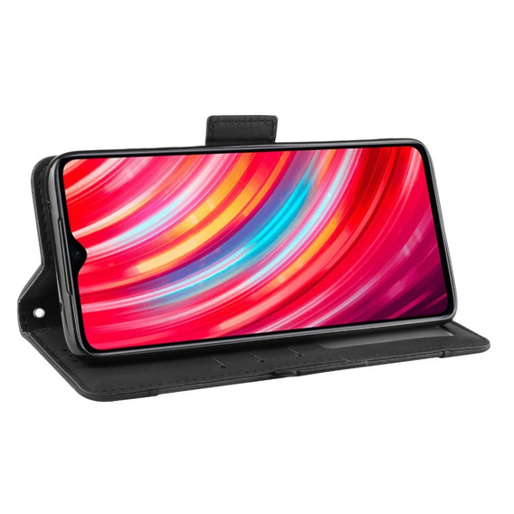 Футляр з клапаном для Xiaomi Redmi Note 8 Pro, Card Slot, чорний