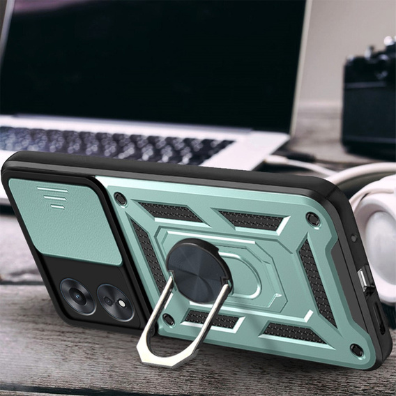 Чехол NOX Camera Slide Oppo A98 5G, CamShield Slide, зеленый