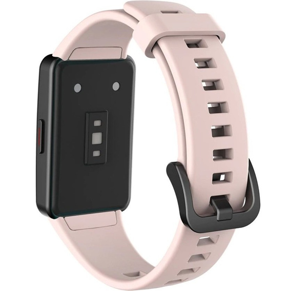 Силиконовый ремешок для Huawei Band 6 / Honor Band 6, Sand Pink