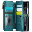 Чохол CASEME для Samsung Galaxy Z Fold6 5G, RFID Leather Wallet з плечовим ременем, зелений