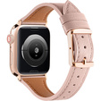 Кожаный ремешок для часов 1/2/3/4/5/6/7/8/SE 38/40/41mm, Light Pink