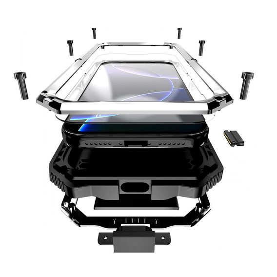 Броньований чохол з підставкою R-JUST для iPhone 17 Pro Max