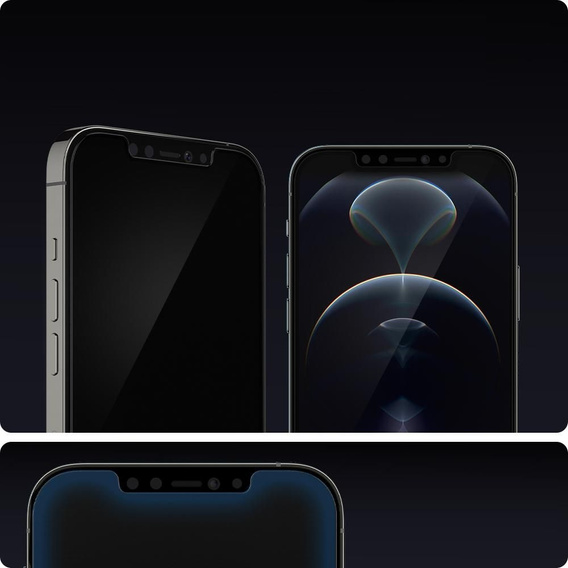Закаленное стекло SPIGEN для iPhone 12 / 12 Pro, Glas.TR EZ Fit