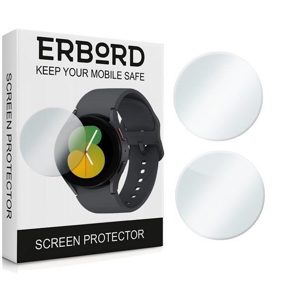 Защитное стекло 2х Erbord для дисплея смарт часов Samsung Galaxy Watch 5 40mm