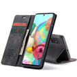 Чехол CASEME для Samsung Galaxy A71, Leather Wallet Case, чёрный