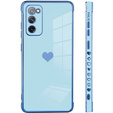 Чехол до Samsung Galaxy S20 FE, Electro heart, синий