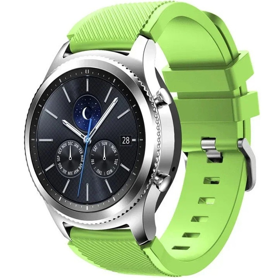 Силиконовый ремешок Twill Texture 22mm, Green