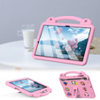 Дитячий чохол для планшета Samsung Galaxy Tab S10+ Plus, Cute Patterns, з підставкою, рожевий