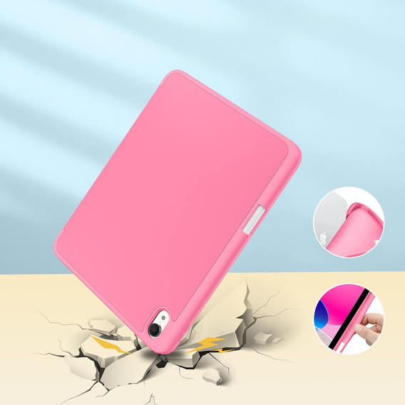Чехол для iPad 11" 2025 A16 (11 gen.) / iPad 10.9" 2022 (10 gen.), Smartcase, розовый
