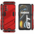 Чехол для Realme GT 5G, Military kickstand, синий