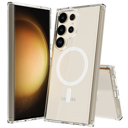 Чехол для Samsung Galaxy S24 Ultra, гибридный чехол Fusion, для MagSafe, прозрачный