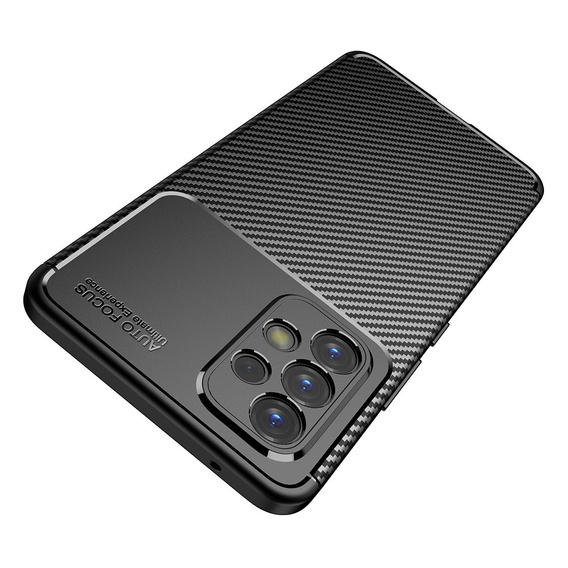 Чoхол до Samsung Galaxy A53 5G, Carbon Gel, чорний